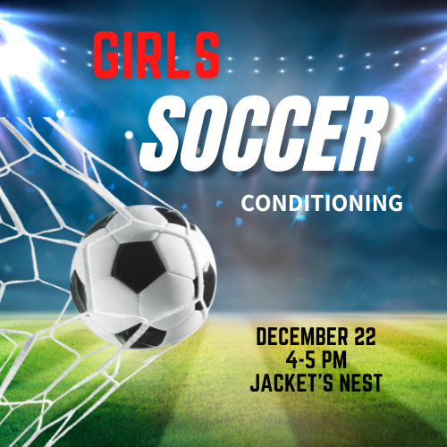 Soccer ball going through net.