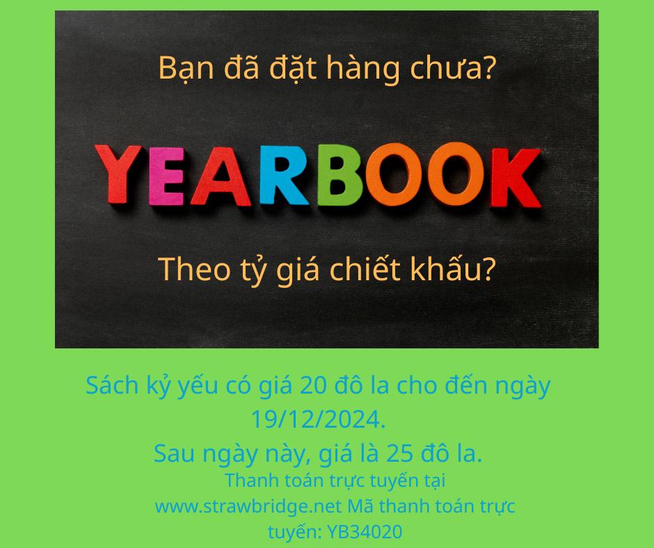 Yearbook Reminder in Vietnamese