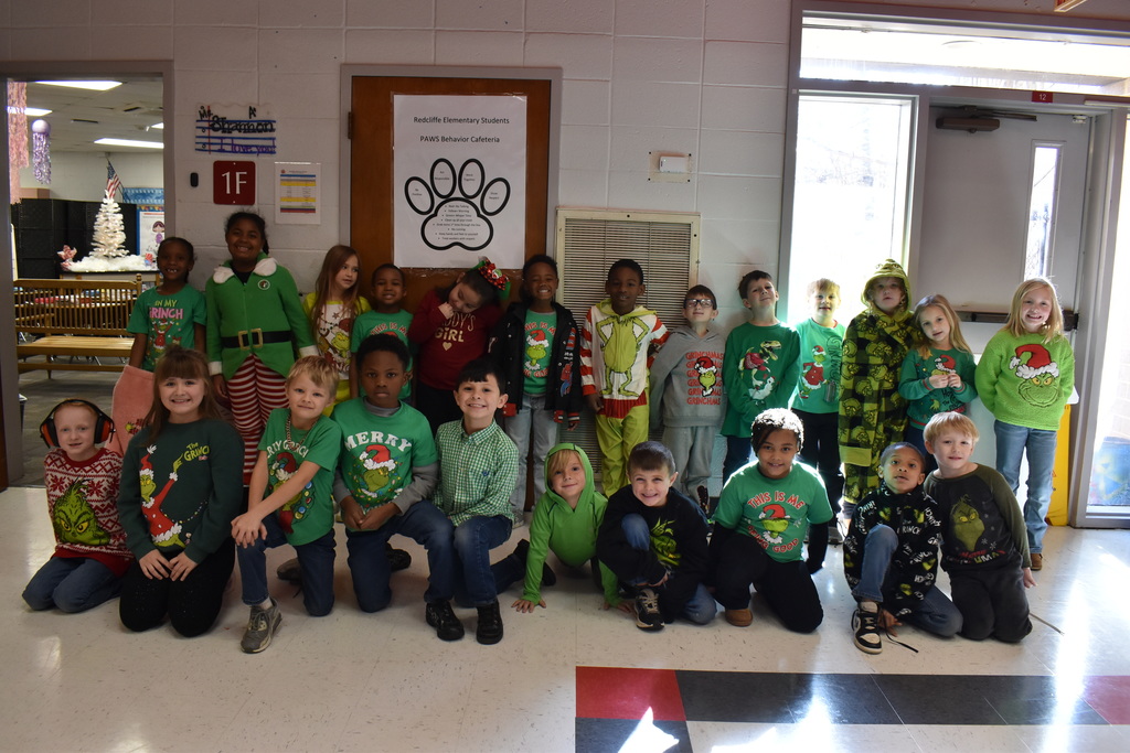 Students dressed in holiday attire.