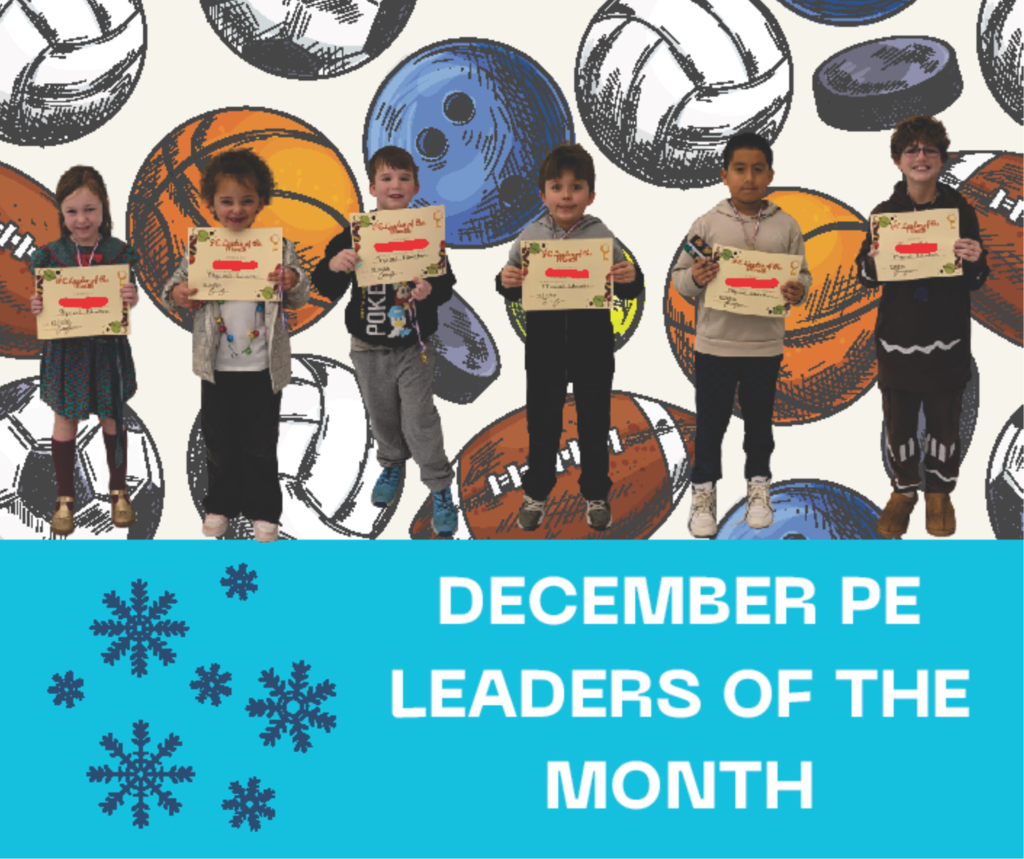 December PE Leaders of the Month