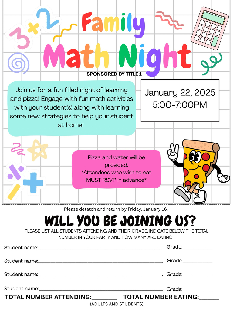Math Night Flyer 