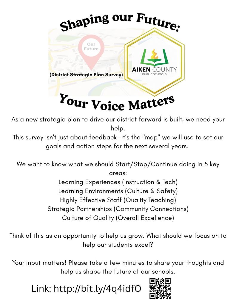 Aiken County Strategic Plan Flyer