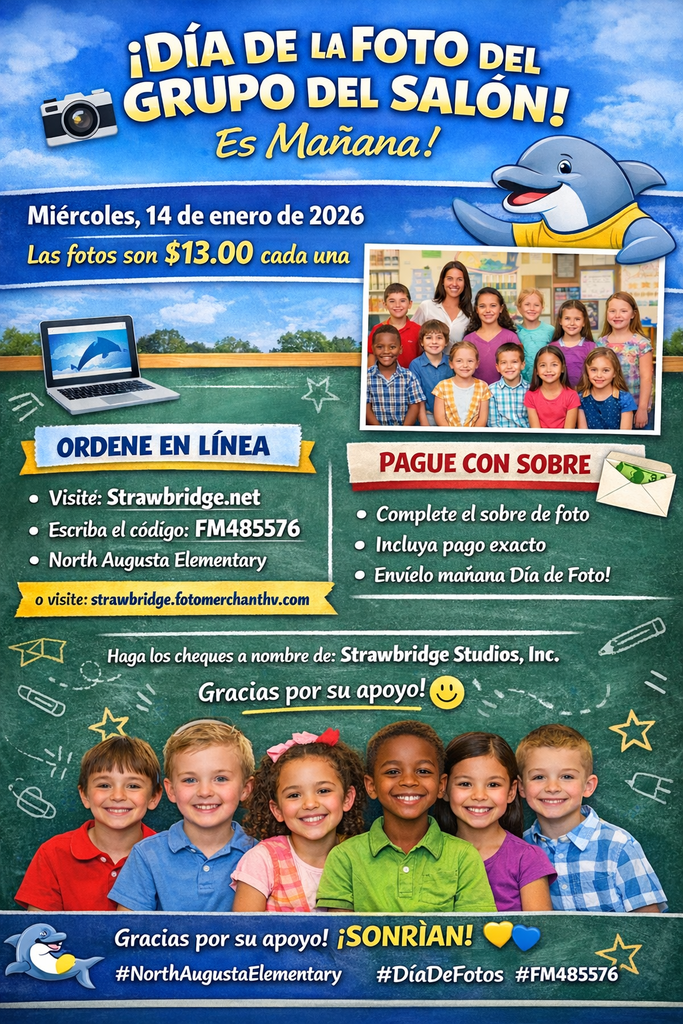 Classroom Picture Day Wednesday 1-14-26