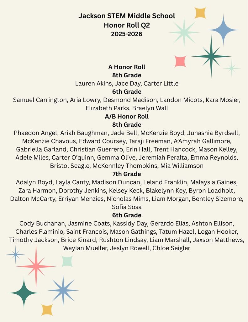 Q2 honor roll