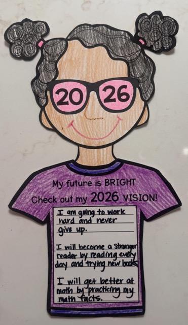 My future is so Bright Check out my 2026 Vision 4th Grade project