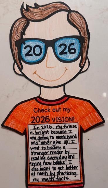 My future is so Bright Check out my 2026 Vision 4th Grade project