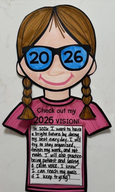 My future is so Bright Check out my 2026 Vision 4th Grade project