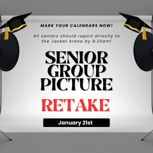 Camera lights and grad caps.