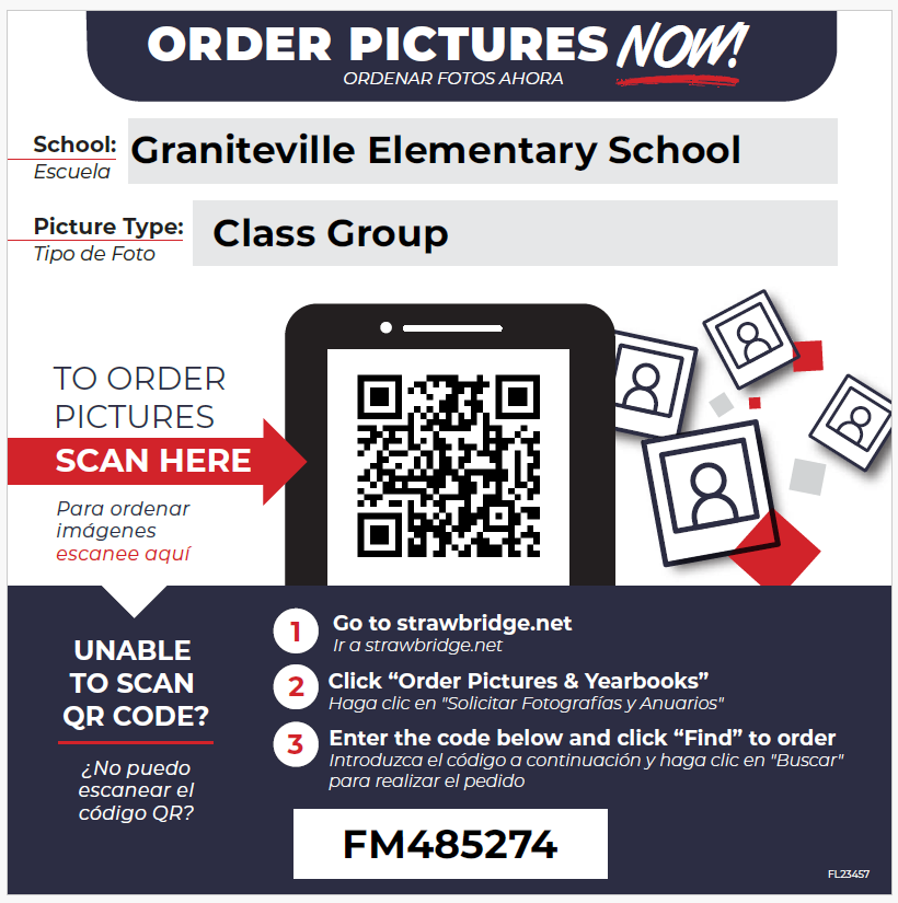 QR code for class pictures