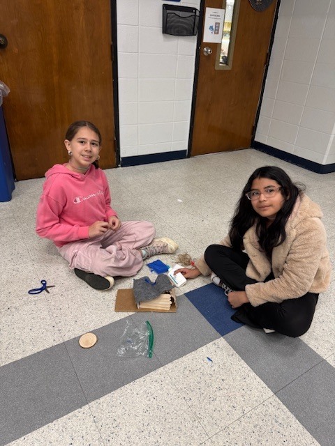 Fifth Grade Hooverville Projects under construction 