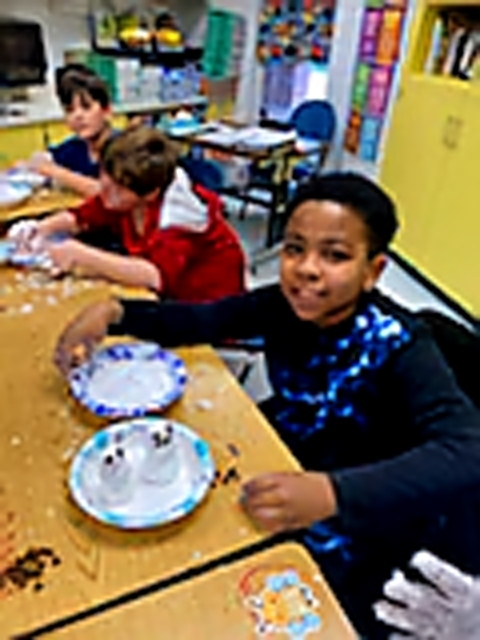 Fourth Grade Snow Lab Fun