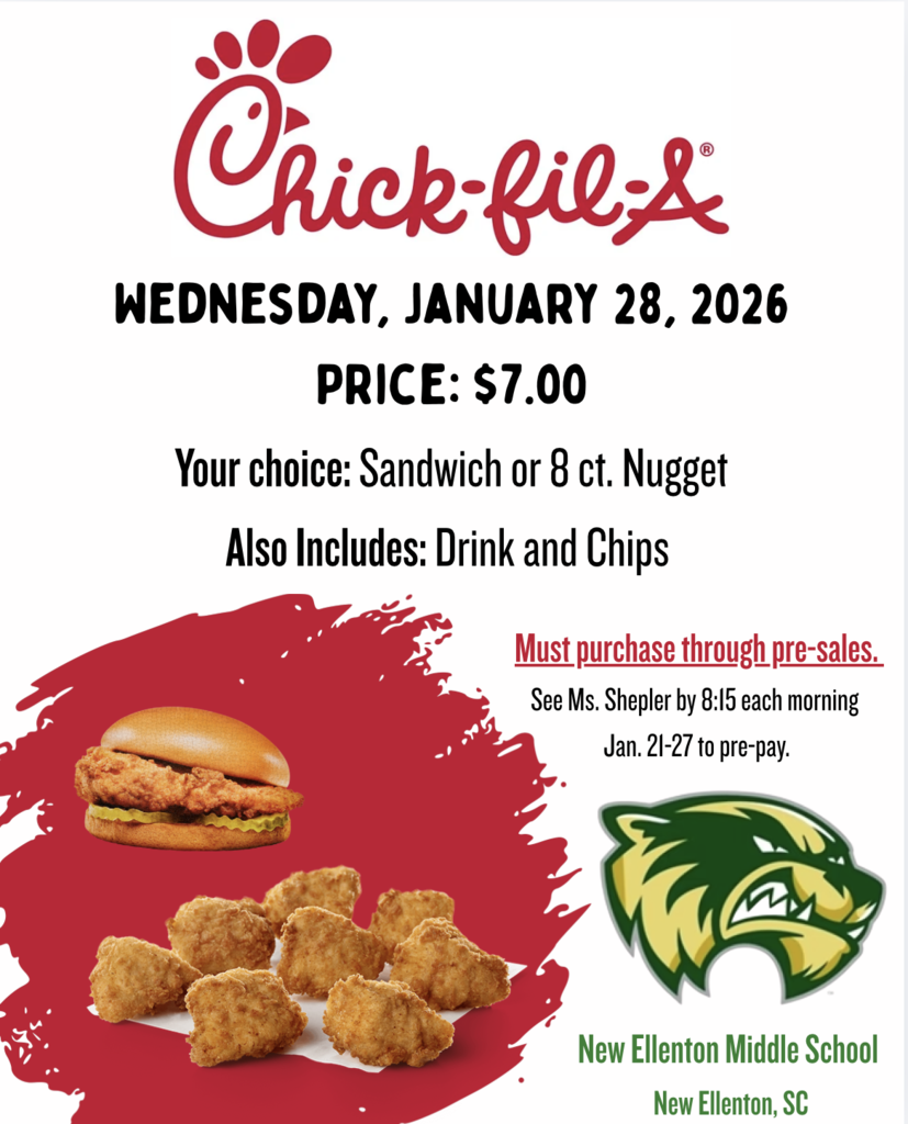 flyer with text about Chick-fil-a presales 