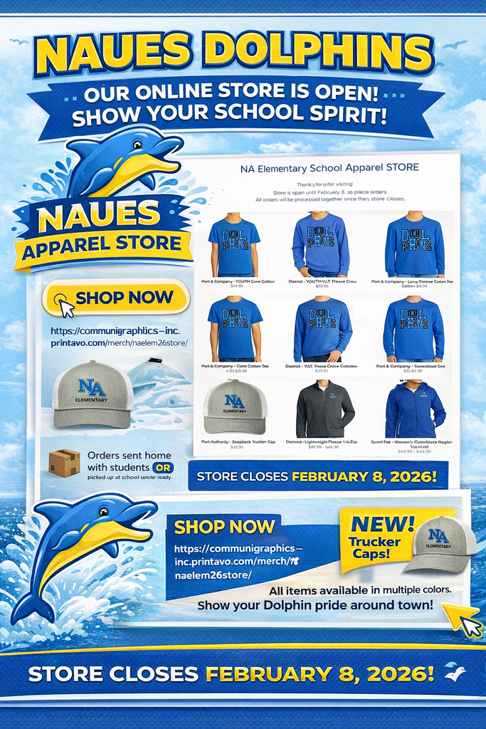 NAUES Online Apparel Store - Closes February 8th