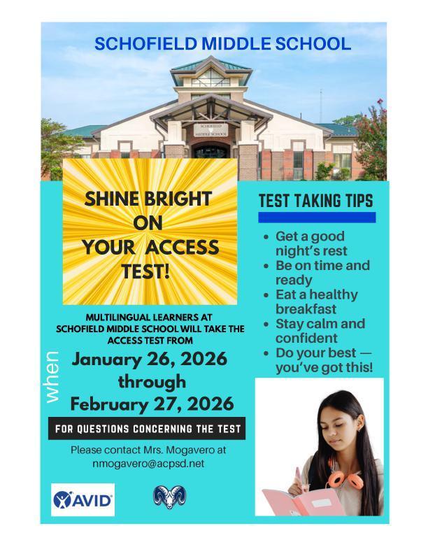 ACCESS TESTING FLYER 2025-2026