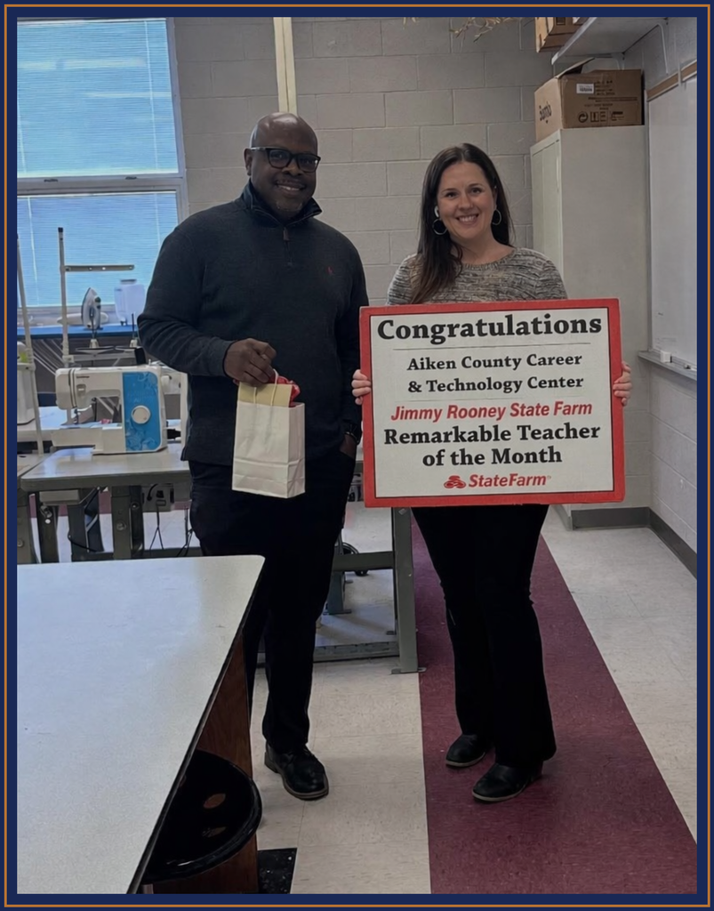 image of dolphus bell named teacher of the month