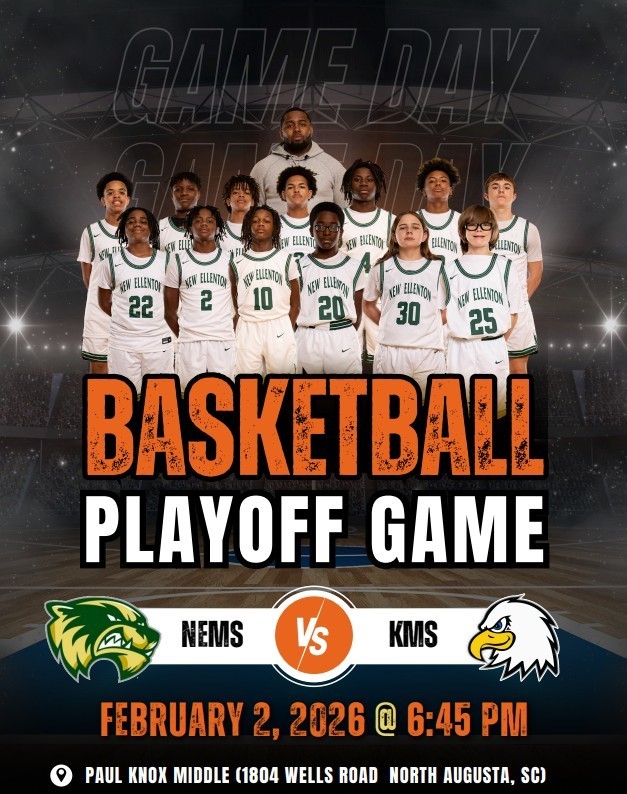 Basketball Game NEMS vs KMS February 2, 2026 at 6:45pm at Paul Knox Middle School 
