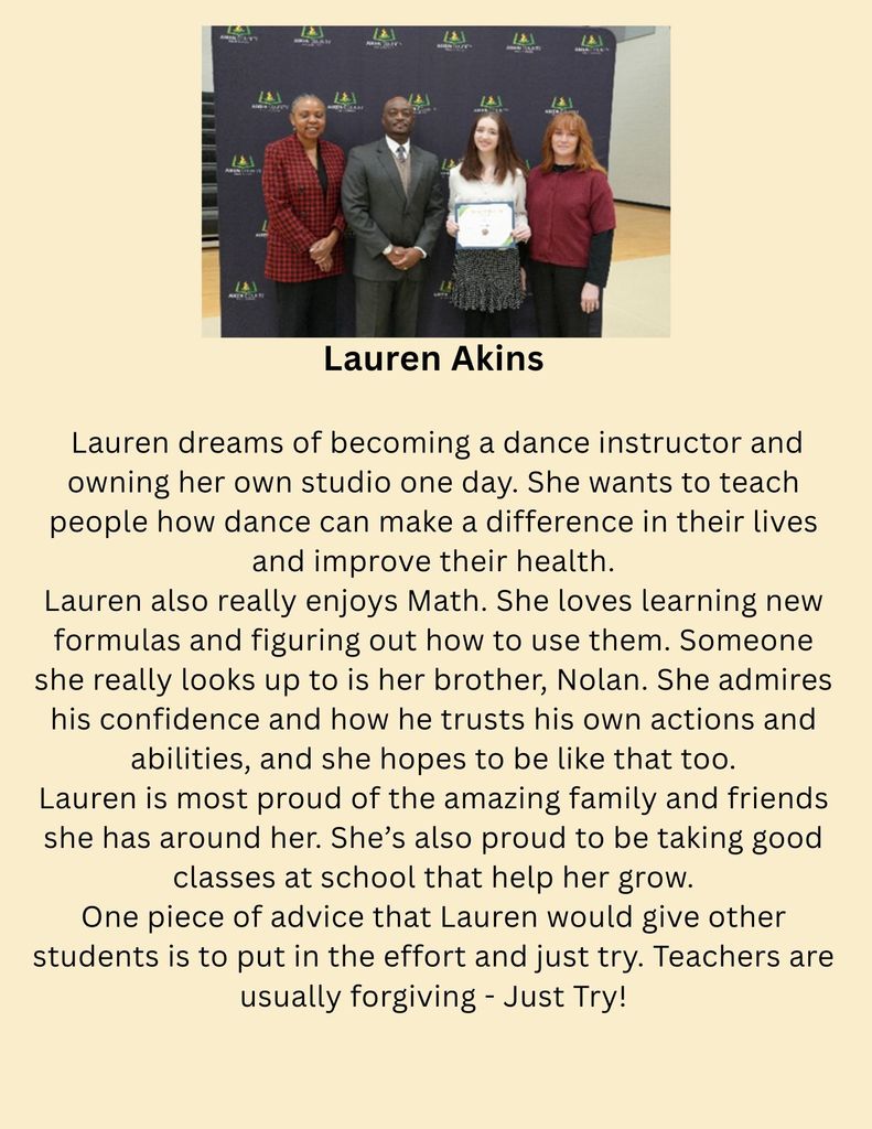 Lauren Akins-Junior Scholars