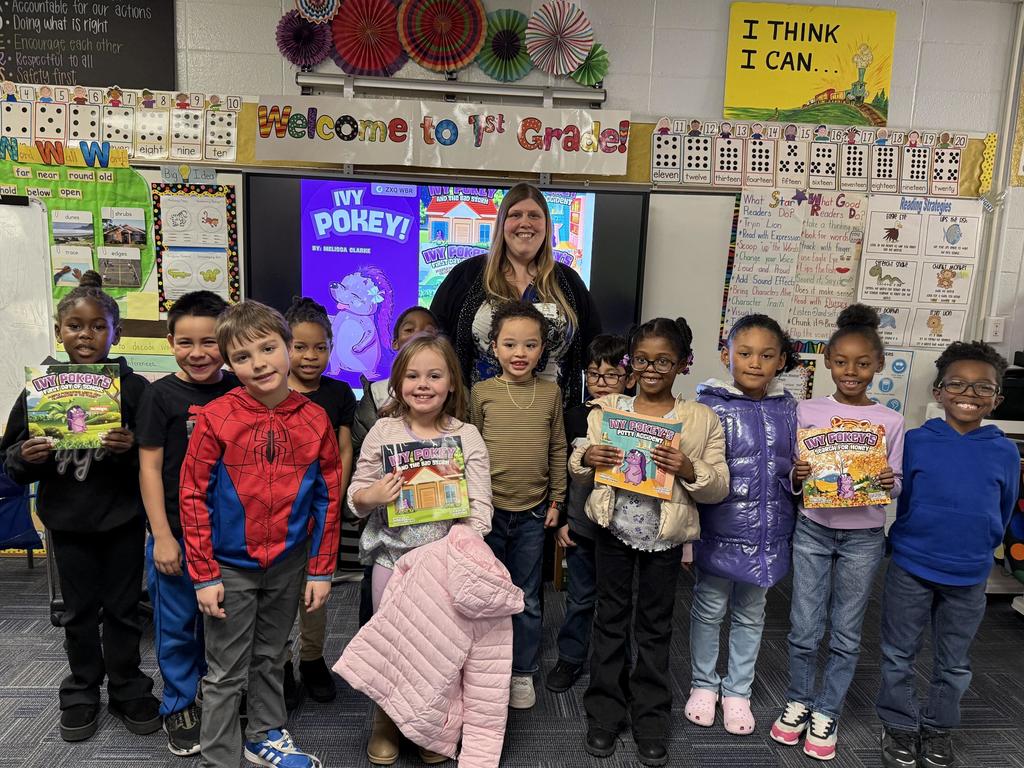 First Grade Author visit 