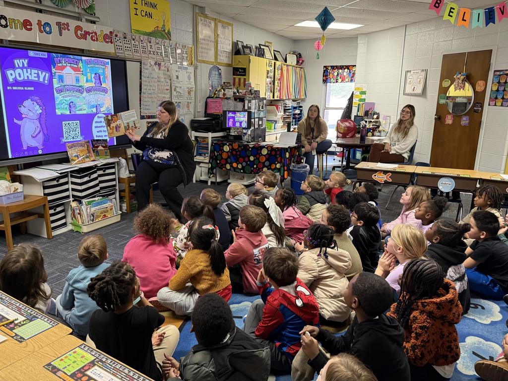 First Grade Author visit 