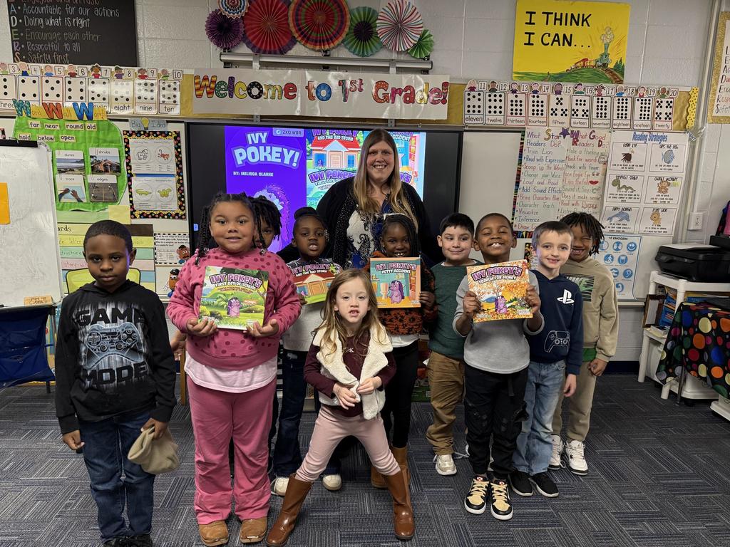 First Grade Author visit 