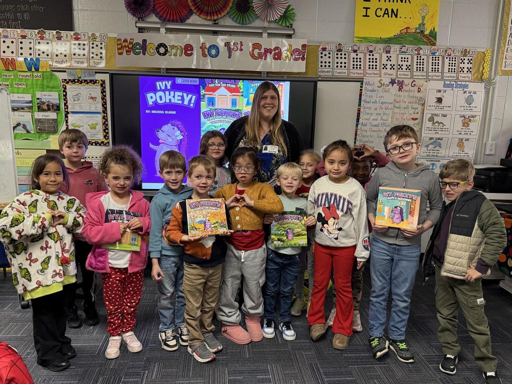 First Grade Author visit 