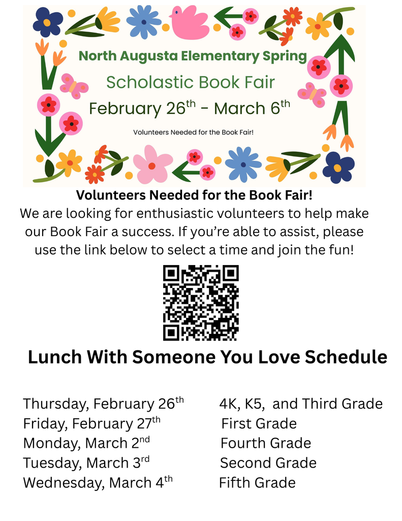 Spring Book Fair - Volunteers Needed February 26th - March 6th