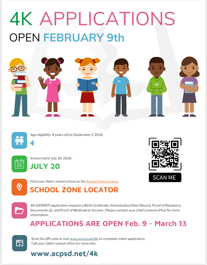 Flyer for 4K registration open February 9th