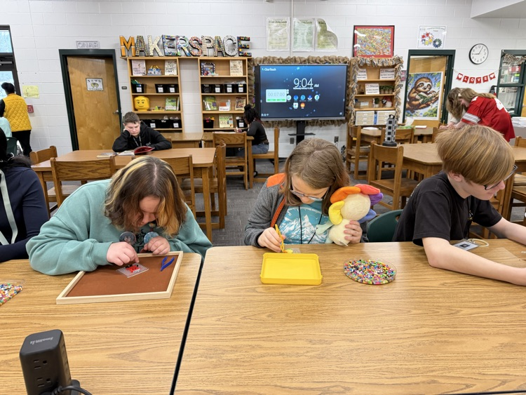 students working on a project 