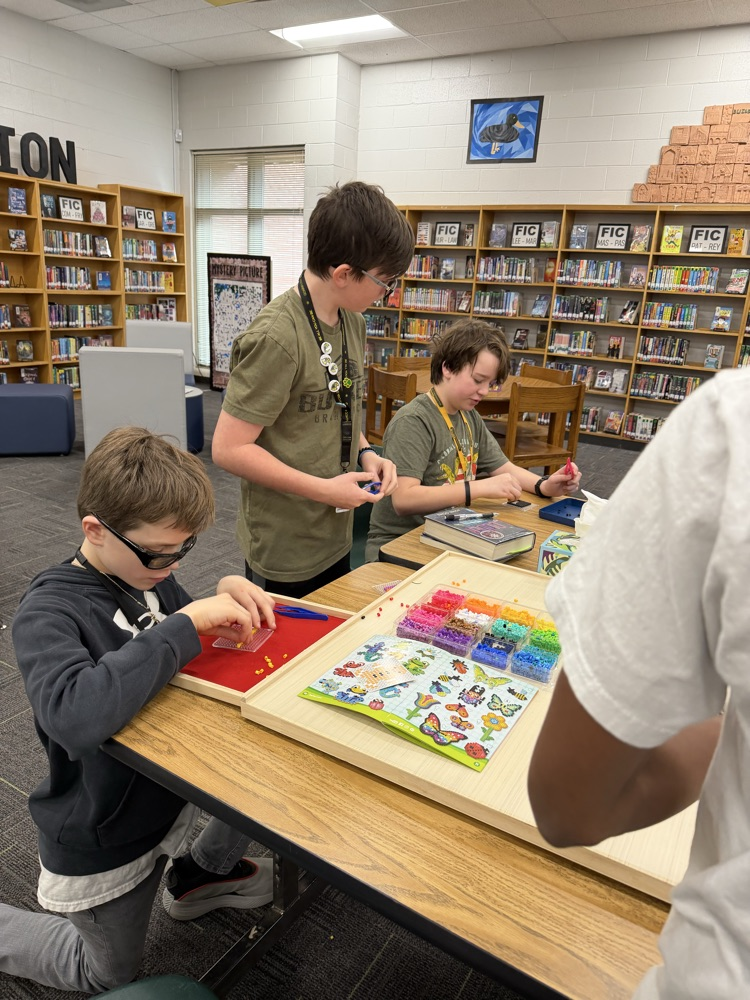 students working on a project 