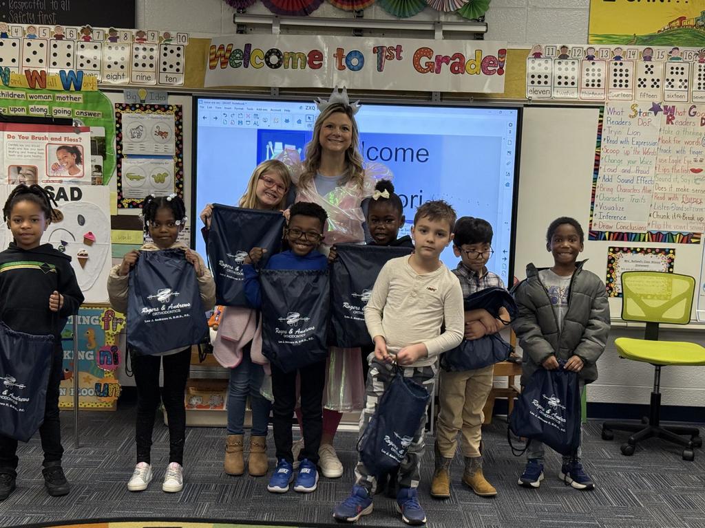 First Grade Visitor = Dental Health Month