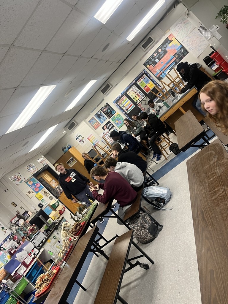 Students in gardening class