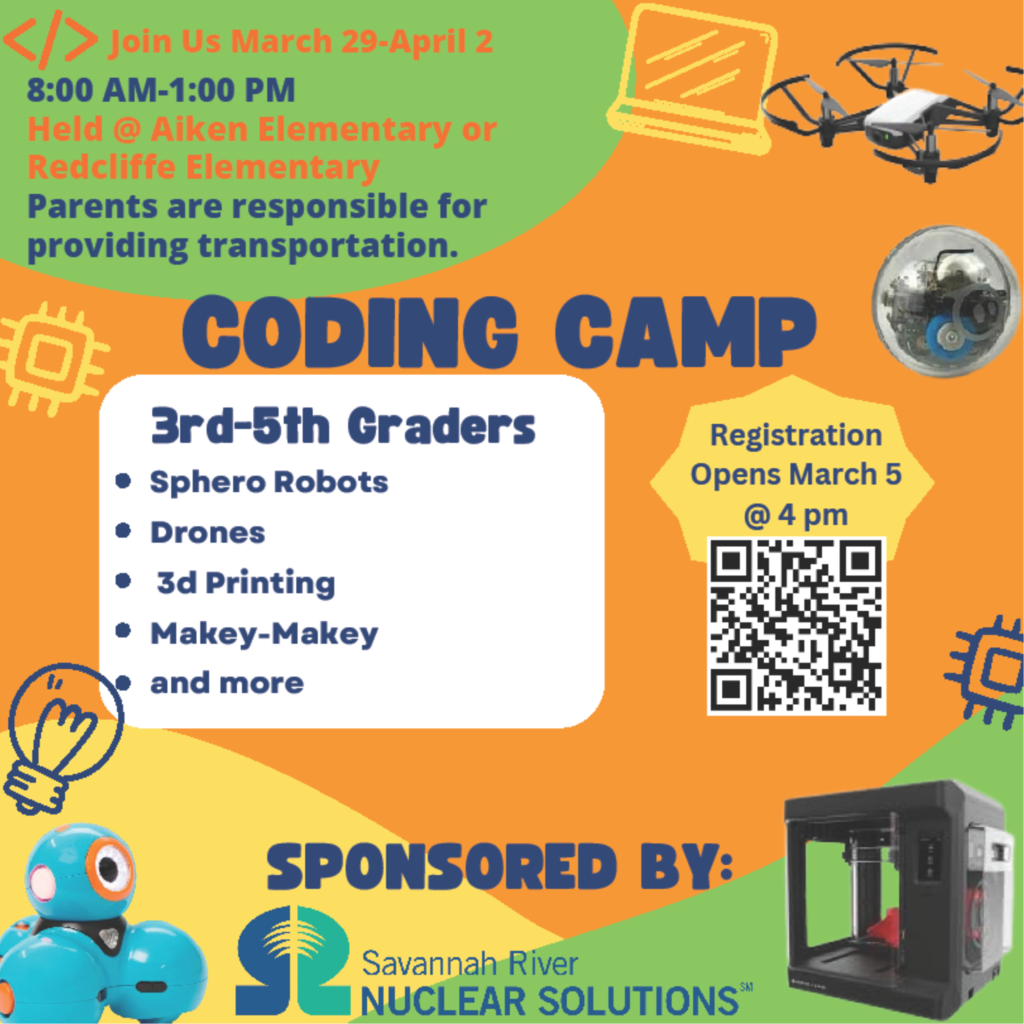 Coding Camp March 29 - April 2
