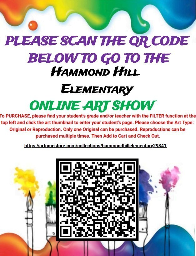 paintbrushes with QR code to scan and buy art 