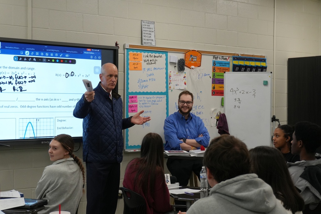 Dr. Richard Ball is surprised in class as a Golden Apple Award winner.