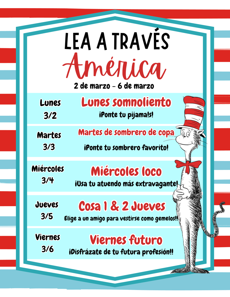 Read Across America March 2 - 6th