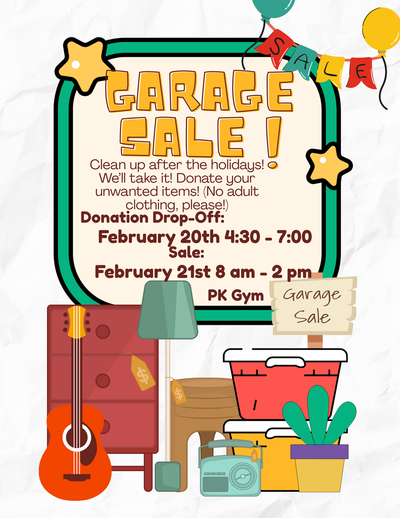 Garage sale flyer