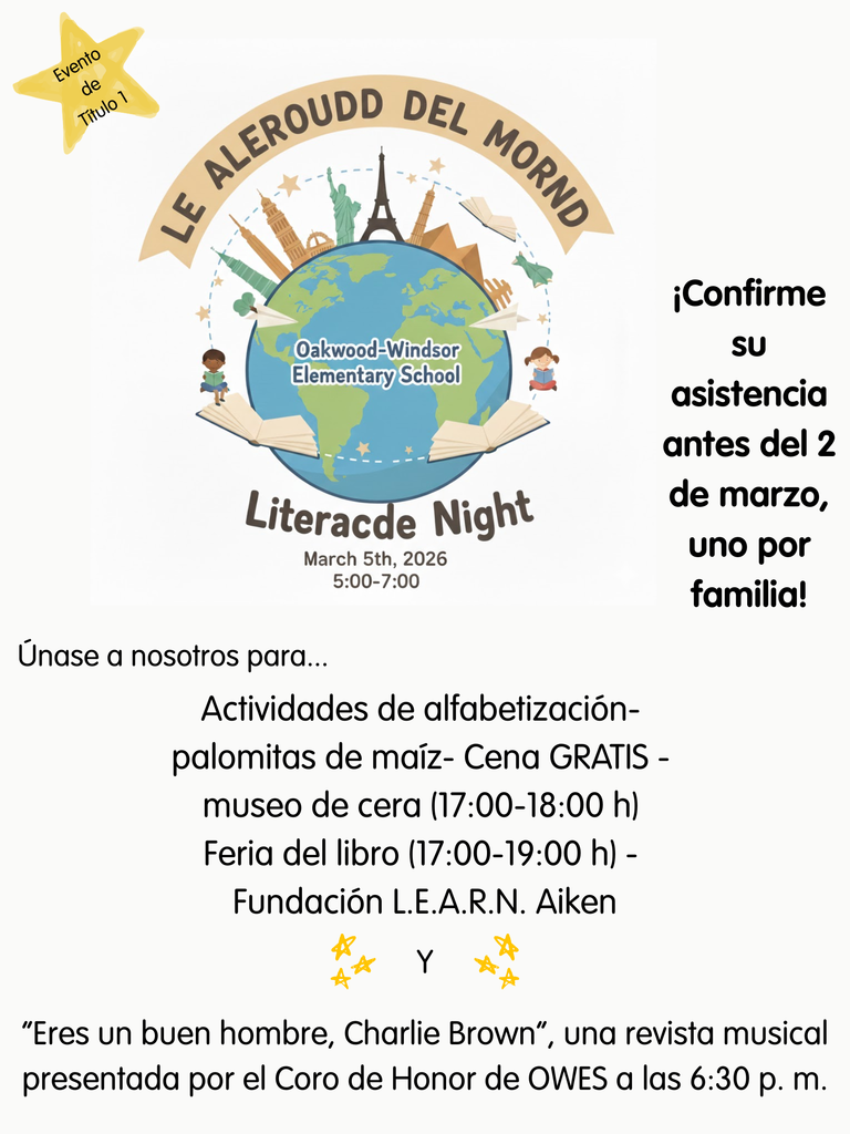 Literacy Night Flyer (Spanish)