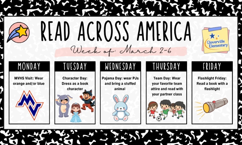 Read Across America schedule