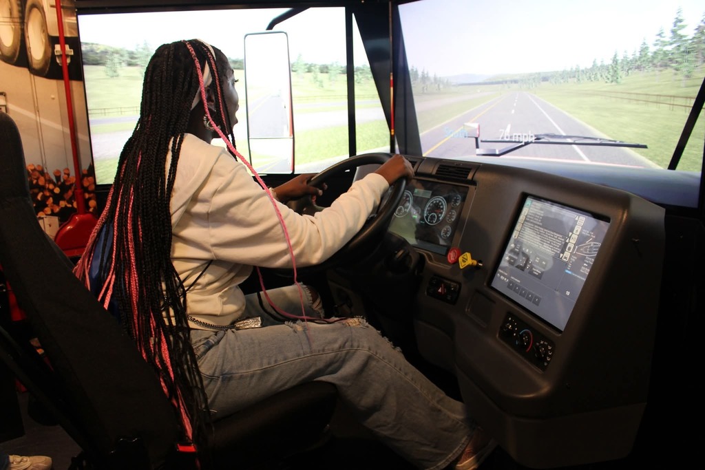 students participating in power up career fair activities