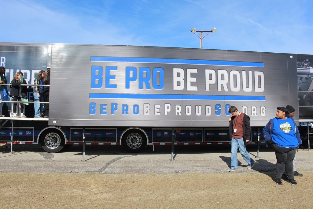 students participating in power up career fair activities