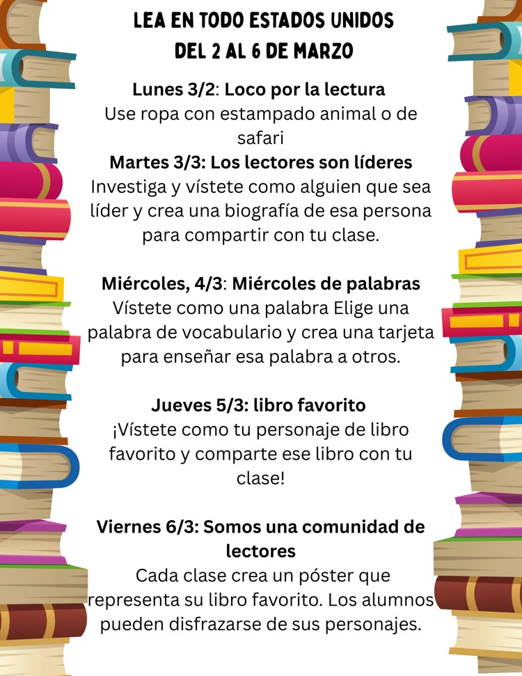 read across America week flyer