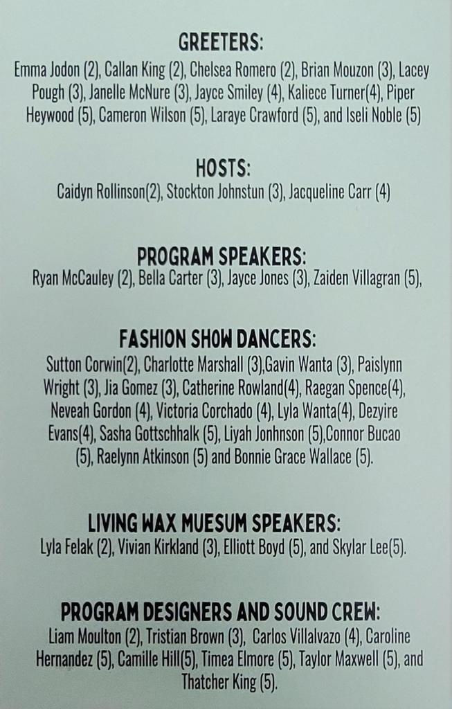 Black History Program