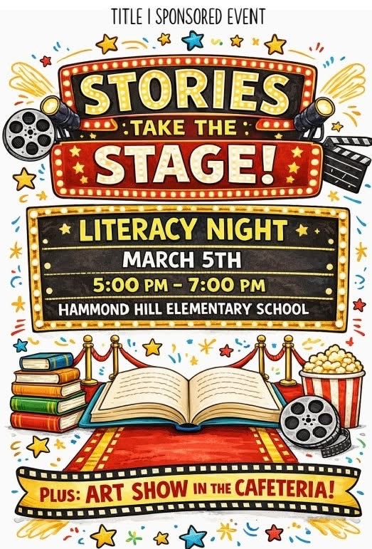 literacy night is Thursday from 5-7