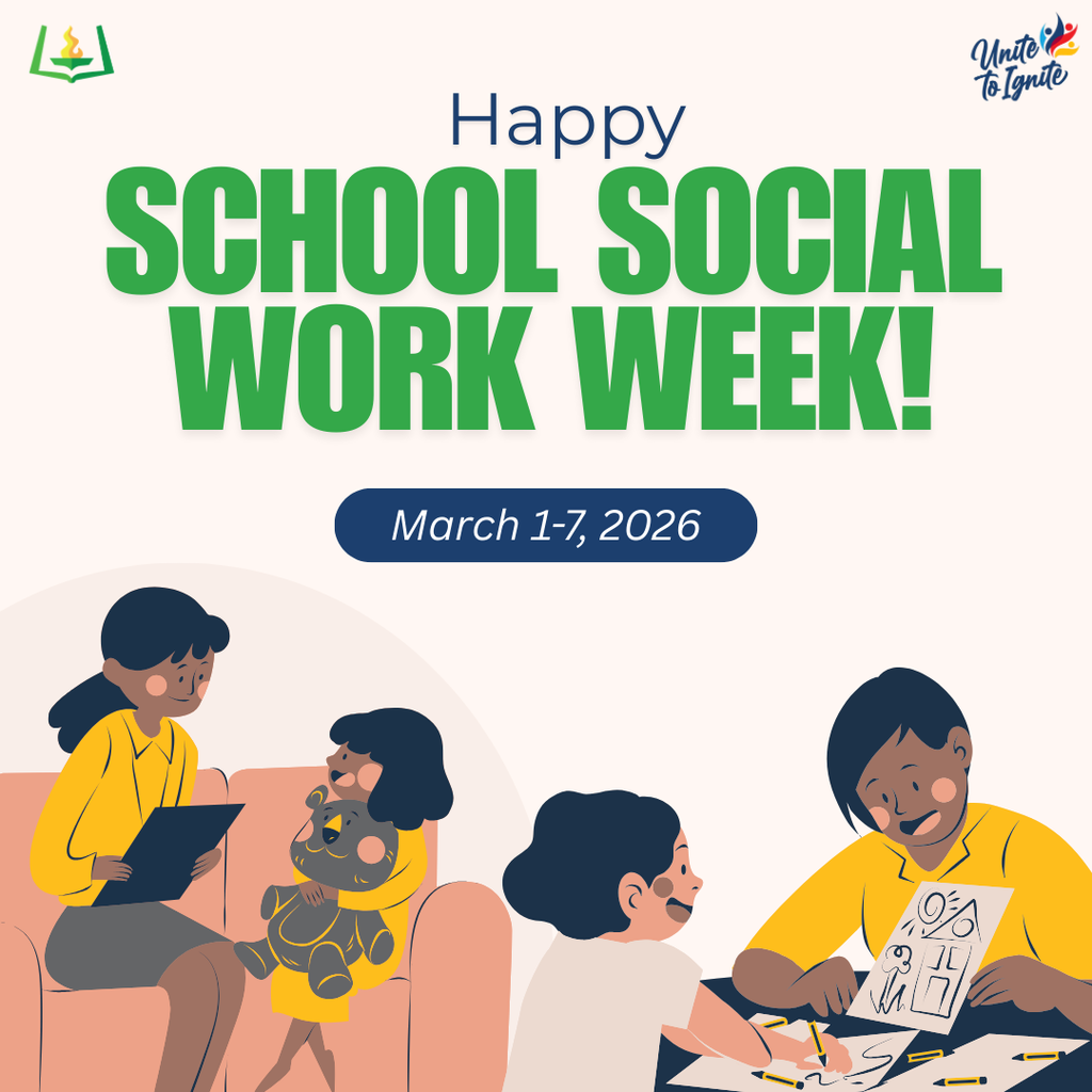 Happy School Social Work Week! March 1-7, 2026.