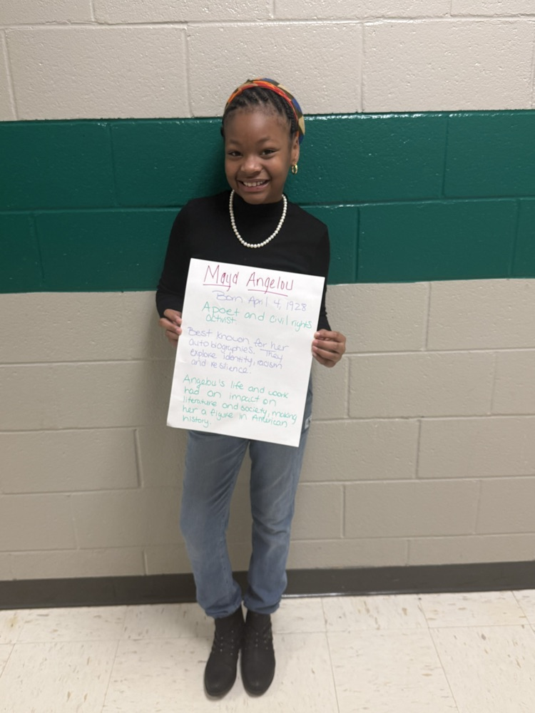 students dressed as leaders with biographies 