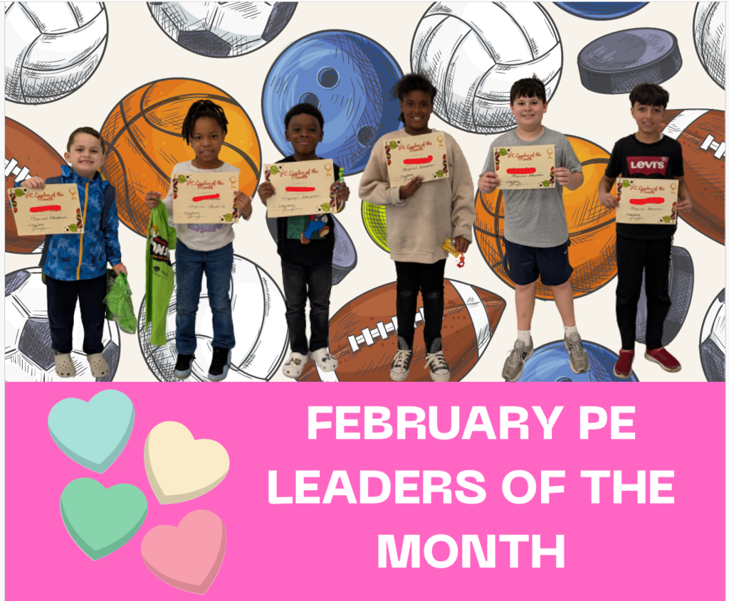February PE Leaders of the Month