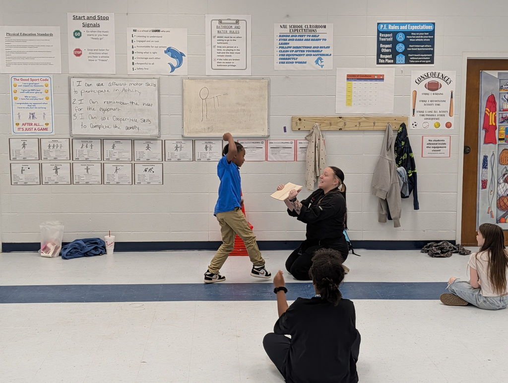 Ms. Kyla at Seigler's Karate Center in North Augusta visit NAUES