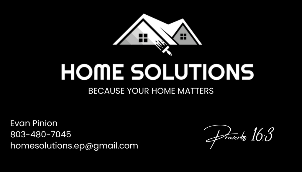 home solutions business card