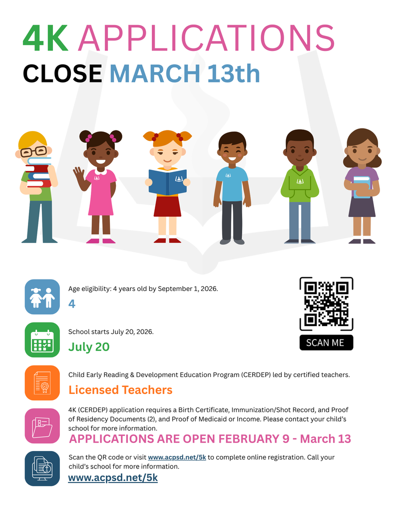 4K Applications Close March 13. 