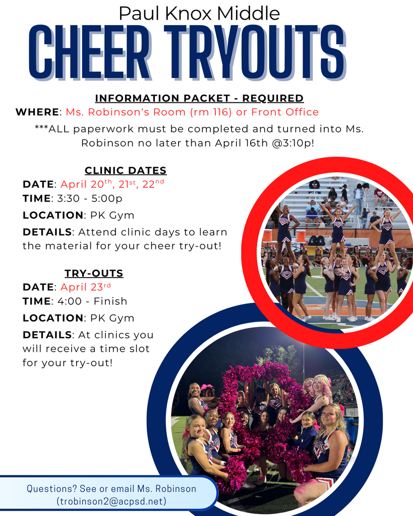 cheer tryouts flyer